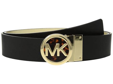 michael kors black leather belt|belk+ michael kors women.